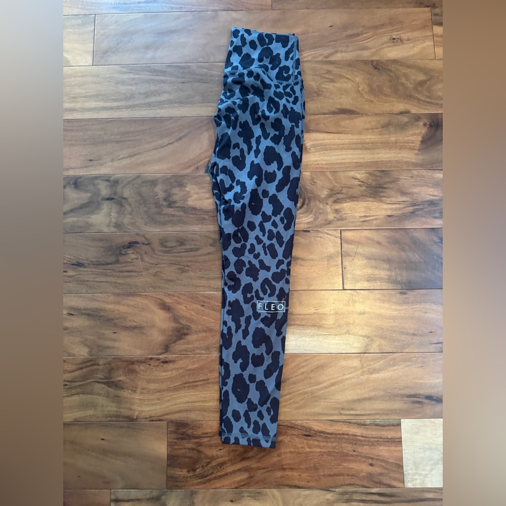 Black/ grey Fleo Leggings